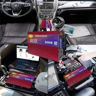 【ของแท้100%】อินเวอร์เตอร์ 5000W inverter แปลงไฟ 12v เป็น 220v อินเวอเตอร์ 12v 5000w เครื่องแปลงไฟ อิ