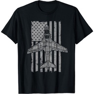 Ea-6B Prowler Military Airplane Vintage Flag Tee Unisex T-Shirt