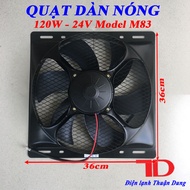 Quạt dàn nóng 14x14 inch 36x36 cm loại 24V Model M83 Điện Lạnh Thuận Dung