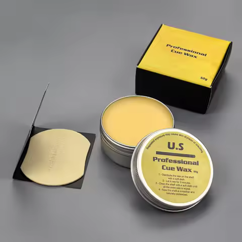 1Pc Pool Cue Wax Pool Cue Shaft Wax Protective Nourishing 50G Smoother Cream For Reduces Hand Slippa
