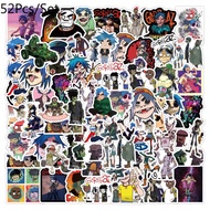 Z&M ❀ Gorillaz Stickers ❀ 52Pcs/Set Singer Waterproof Stickers Decal for Toys