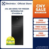 Electrolux ETM4200A-B 415L 600 Series Top Freezer Refrigerator, Black 2-Door Fridge With 2 Years War
