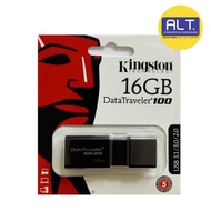 KINGSTON 16GB DATA TRAVELER 100G3 USB 3.0 FLASH DRIVE (BLACK)