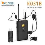 Fifine USB Wireless Microphone System with Lavalier &amp; Headworm