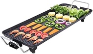 Fashionable Simplicity Table Top Teppanyaki Grill Indoor Kitchen Grill Electric Barbecue 1500W， Non-Stick Coating And Speedy Heat Up Electric Barbecue Grill For Grilling Meats， Fishes， Seafood， Vegeta