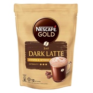 NESCAFE GOLD 3in1 Dark Latte Strong & Intense Premix Coffee | Kopi Pracampuran 12sX34g