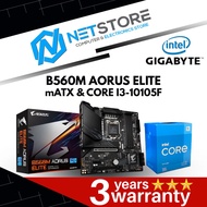PWP GIGABYTE B560M AORUS ELITE mATX & INTEL CORE I3-10105F PROCESSOR