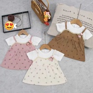 SJ KIDS/Wholesale baby girl's/dress 6-12 months/ price per series 4 pieces