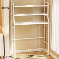 衛生間置物架 馬桶洗衣機上方置物架 陽臺浴室落地多層洗衣液收納架（快遞送貨上門）