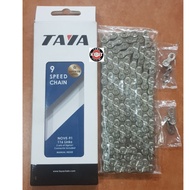TAYA Nove 91 Chain 9 speed Silver/Silver w 2 set missing link