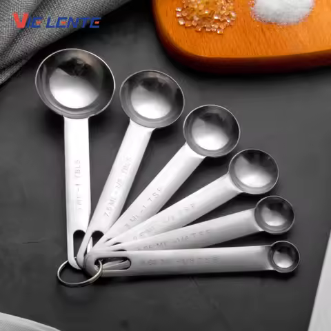 Multipurpose Food-grade Stainless Steel Measuring Spoon Coffee Powder Spice Measure Scoop Kitchen Ba