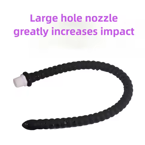 Plugue anal longo para lavagem, tubo de silicone, plug anal profundo para limpeza da bunda, cabeça a