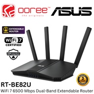 ASUS RT-BE82U WIFI 7 ROUTER BE6500 DUAL BAND AIMESH / AIPROTECTION PRO PARENTAL CONTROL - EXTENDABLE
