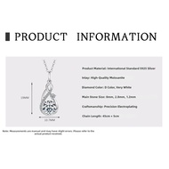 Girlfriend Gift Infinite Symbol 2 Carat Moissanite Pendant
