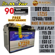 RAION YTZ5 GTZ4 LC135 Y15ZR Y16ZR EGOS SOLARIZ NVX155 LAGENDA 115 Battery Bateri Cell Kering Free Ma
