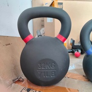 Powder Coat Kettlebell 32kg Cast Iron Bells for strength and conditioning