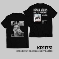 KATUN Bryan Adams DTF Raster Screen Printed T-Shirt Unisex Cotton Concert T-Shirt Comfortable Music 
