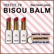 AVAILABLE Violette_Fr Sheer Matte Lipstick Bisou Balm - Label.beauty (please read the description to