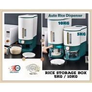 Rice Dispenser Bucket Storage Box 5kg 10kg Insect Moisture-proof Anti Rice Bugs Sealed 5 Grain Store Bekas Beras