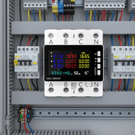 KWS-306 3-Phase 4-Wire Travel Rail Energy Meter AC Digital Watt Hour Power Meter Smart Electricity M