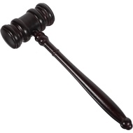 9.84 Inch Auction Hammer Mini Wooden Gavel Auction Hammer for Courtroom and Costume Play