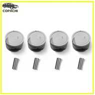 4pcs G4EA 1.3L Engine Pistons&Rings Set For 19992005 Hyundai Accent For 20022005 Hyundai Getz Car Ac