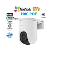 EZVIZ H8C PoE 3MP 1296P 2K Two Way Talk Pan/Tilt Color Night Vision Motion Detection Outdoor PoE Sec