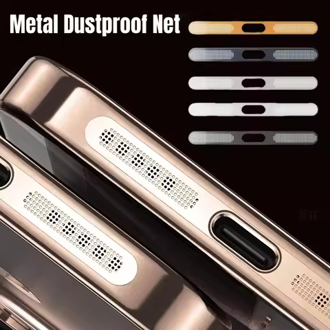 2PCS Metal Dustproof Net Sticker For iPhone 17 Pro Max 17pro Earpiece Speaker Hole Anti-dust Mesh Pr