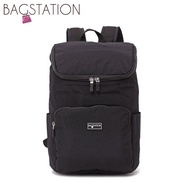 MC3 BAGSTATIONZ Crinkled Nylon Backpack (Black/Maroon/Navy Blue/Pink)