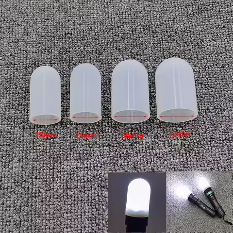Flashlight White Diffuser for S2 C8 TS21 Sofirn SP35 IF22A Convoy S21A M21F Indoor Reading Hiking Te