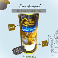 Mayonaise Euro Gourmet 1 Kg - Mayonaise 1Kg - Mayones Euro Gourmet