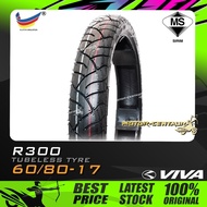 TAYAR VIVA TUBELESS TYRE R300 60/80-17