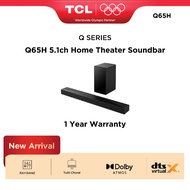 TCL Q65H 5.1ch High-end Home Theater Soundbar, RAY·DANZ, Dolby Atmos, Golden Ear Tuning Q65H Bunyi