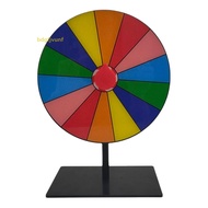 BDGF 1 Set Color Roulette Wheel Tabletop Prize Wheel Dry Erase Spin Wheel Spinner Game Heavy Duty Ed