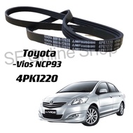 Toyota Vios NCP93 4PK1220 (90916-T2028) Fan Belt Toyota Vios Fan Belt V Belt
