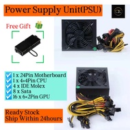 MEGA SALES  📣READY STOCK🚚FREE SHIPPING🚚 PSU Mining Power Supply Unit 1800W 2000W 2400W
