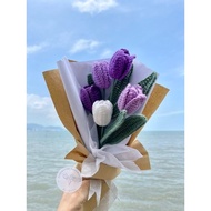 Handmade Crochet Tulips Flower Bouquet [Price for 1 flower only]