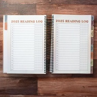 T-One 2025 Reading Tracker Book Log Reading Log with Accessories for Book Lovers & Readers JS-016-MY