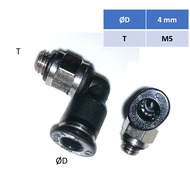 GPL 04M5C (PL 4-M5) Push In Pneumatic “L” Fitting (Sang-A)