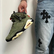 [Top Version] Travis Scott AJ6TS Co-Branded Grimace AJ6 Pocket AJ6 Pocket Grimace AJ6 Khaki Brown Ro