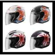 ZEUS HELMET koi/samurai (visor smoke sekali) 100% original