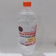 CLEAR GLUE & WHITE GLUE SLIME CLEAR GLUE 1 KG POVINAL clear PVA school GLUE