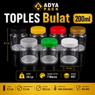 ROUND PLASTIC JAR 200 ML Brown Jar/ Mini Jar/ Sambal Sambal Squid Onion Jar/