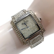 Bijou Paris Ice Out Crystal Quartz Watch Fashion Watch Second Preloved Used Genuine Original