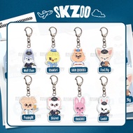 Stray kids Flash Aviation Cartoon Series Keychain Acrylic Pendant Merchandise