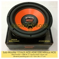 Ready !! Speaker Subwoofer 12 Inch Ads Asw1200 Nitrous Nos 12Inch Ads