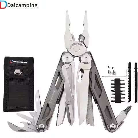 Daicamping DL30 Diy Multi Tool Folding Multi-tool Scissor Clamp EDC Gear Manual Hand Tools Multifunc
