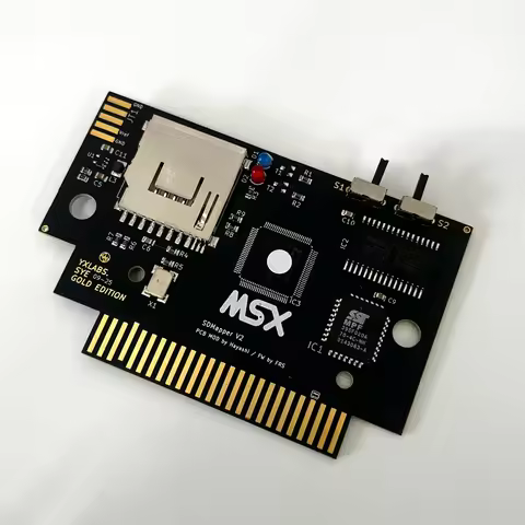 MSX SD Mapper V2 - SD Card Adapter Flash Cart ROM Loader Game Storage for MSX/MSX2/MSX2 + Computers