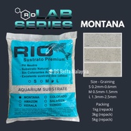 Rio Lab Series Montana S/M/L repack 1kg,3kg,5kg Sand Substrate aquarium decoration channa arowana pasir batu akuarium