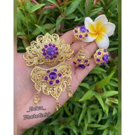 Brooch+cicin+subeng/earring Set